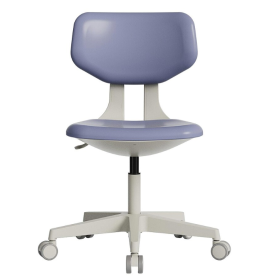 Σκαμπώ τροχήλατο με ανατομική πλάτη & ρύθμιση ύψους gas lift MILAN | Γκρι(1)