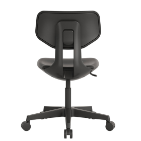 Σκαμπώ τροχήλατο με ανατομική πλάτη & ρύθμιση ύψους gas lift MILAN | Μαύρο(2)