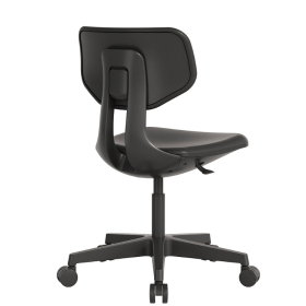 Σκαμπώ τροχήλατο με ανατομική πλάτη & ρύθμιση ύψους gas lift MILAN | Μαύρο(3)