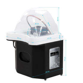 Λουτήρας Φορητός Japanese Head Spa 050 Μαύρος(15)