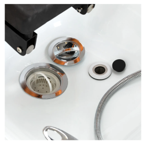 Κρεβάτι-λουτήρας Head Spa Maldives Μαύρο