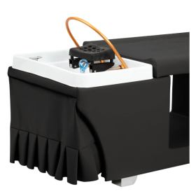 Κρεβάτι-λουτήρας Head Spa Maldives Μαύρο