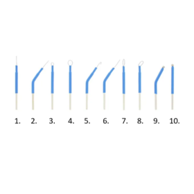Reusable Sterilizable Diathermy Electrodes 5cm | 3. With loop Ø 4mm