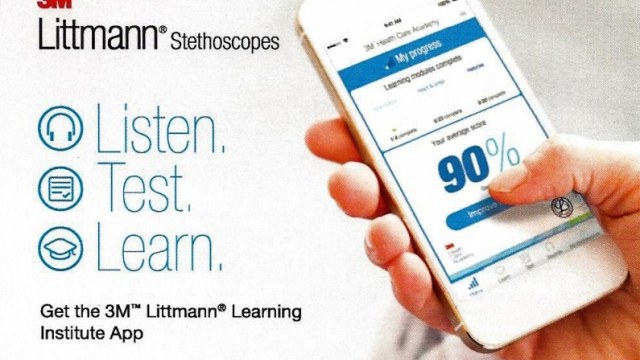 Στηθοσκόπια Littmann 3M: Διαδραστική εφαρμογή για την εκμάθηση της σωστής χρήσης