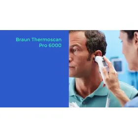 Επαγγελματικό Ψηφιακό θερμόμετρο αυτιού με υπέρυθρες BRAUN PRO 6000 - 