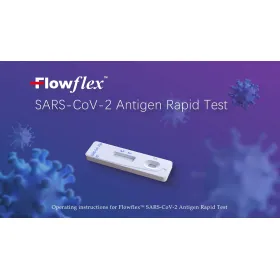 Rapid Test αντιγόνου κορονοϊού COVID-19 FLOWFLEX ρινοφαρυγγικό 25 τεμάχια - 