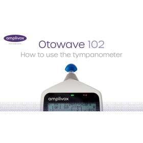 Φορητός τυμπανομετρητής Otowave 102-C Amplivox με βάση φόρτισης  - 