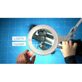 Μεγεθυντικός φακός LED OMEGA 5 E25110 επιτραπέζιος 