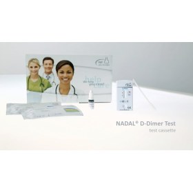 'Αμεσο τεστ εξέτασης D-Dimer (Δ- διμέρη) 10 τεμάχια - 
