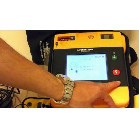 Απινιδωτής Lifepak 1000 Defibrillator (AED) Παρακολούθηση γραφικών, ΕΛ - 