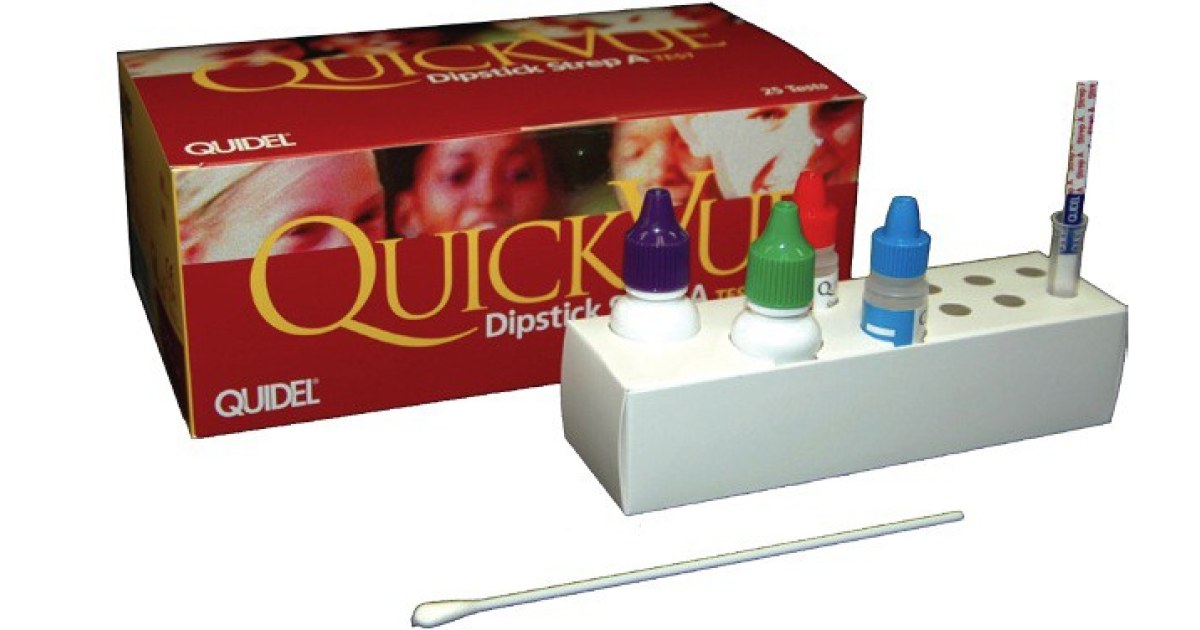 QUIDEL QUICKVUE DIPSTICK Dipstick Strep A 25pcs Δίγκας Γ. Ιατρικά