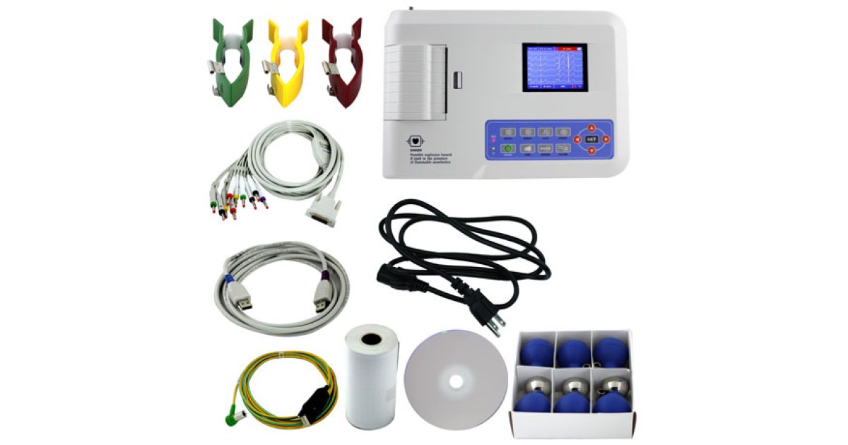 ECG - 3 channel with 12-leads monitor CONTEC 300G | Δίγκας Γ. Ιατρικά