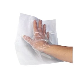 Γάντια πολυαιθυλένιου αποστειρωμένα επί χάρτου 50 τεμάχια | L