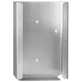 Βάση επιτοίχια στήριξης γαντιών Inox τριών θέσεων 