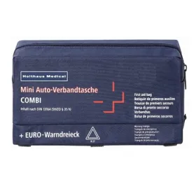 Combi first aid pouch for cars warning triangel din 13164