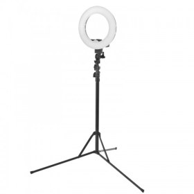 Ring Lamp Ring Light 12'' - 35W LED με μαύρο τρίποδο