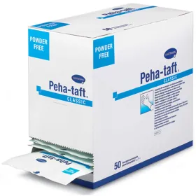 Γάντια χειρουργικά αποστειρωμένα χωρίς πούδρα HARTMANN PEHA-TAFT 50 ζευγάρια | No 8