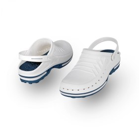 Σαμπώ Clog 02 μπλε-λευκό
