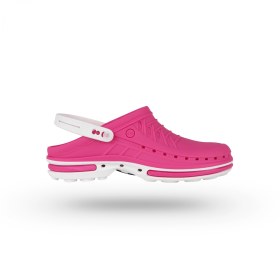 Σαμπώ Clog 09 λευκό-φουξ