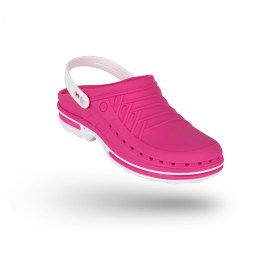 Clogs Clog 09 white - Fuschia