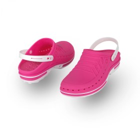 Clogs Clog 09 white - Fuschia
