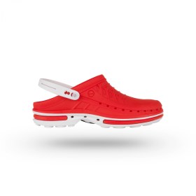 Σαμπώ Clog 12 λευκό-κόκκινο