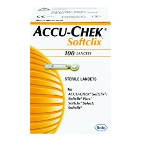 Accu-chek softclix βελόνες μέτρησης σακχάρου 100 τεμάχια 