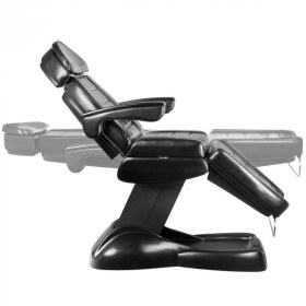 Cosmetic electric chair LUX, with 3 motors Black 