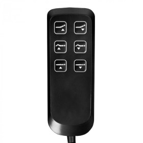 Cosmetic electric chair LUX, with 3 motors Black 