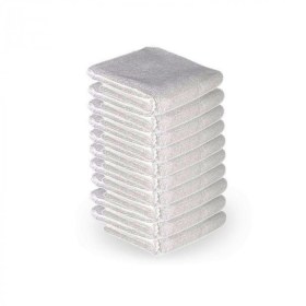 Πετσέτες αισθητικής με μικροϊνες 10 τεμάχια λευκές 