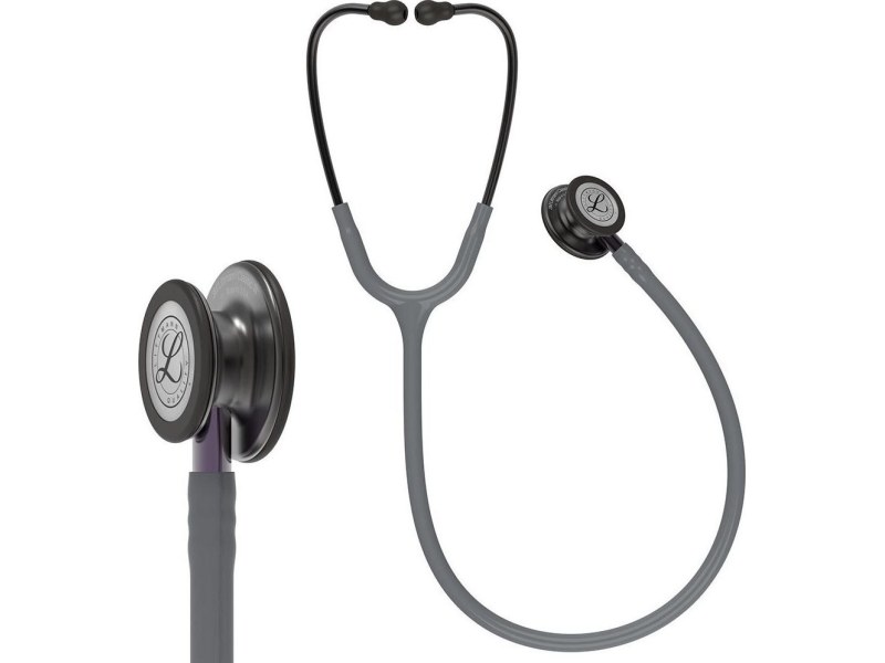 Littmann Classic III Stethoscope 5873 Grey Smoke violet grey Stem Littmann Classic III Stethoscope 5873 Grey Smoke violet grey Stem