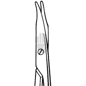 Stevens Scissors blunt curved 11,5cm HB 7497 - Stevens Scissors blunt curved  11,5cm HB 7497