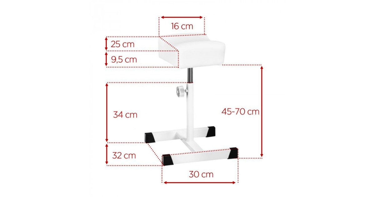 Footrest for pedicure SUPPORT | Δίγκας Γ. Ιατρικά