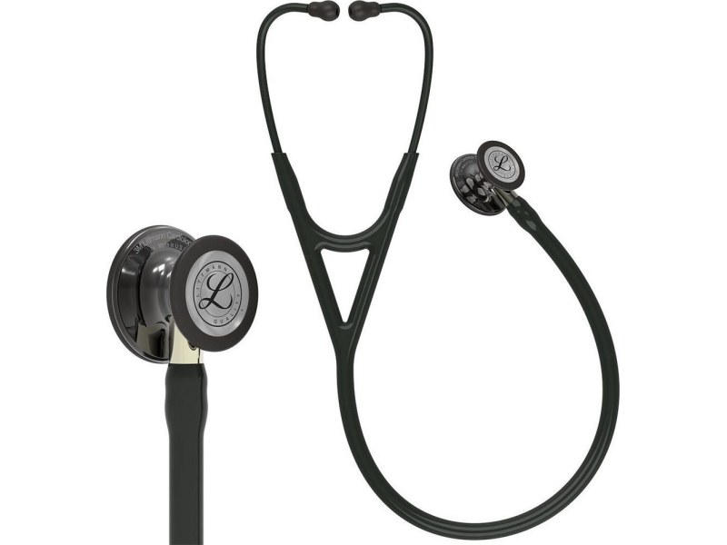 3M™ Littmann® Cardiology IV™ Stethoscope 6204 Black & High Polish Smoke Finish Champagne Stem 3M™ Littmann® Cardiology IV™ Stethoscope 6204 Black & High Polish Smoke Finish Champagne Stem