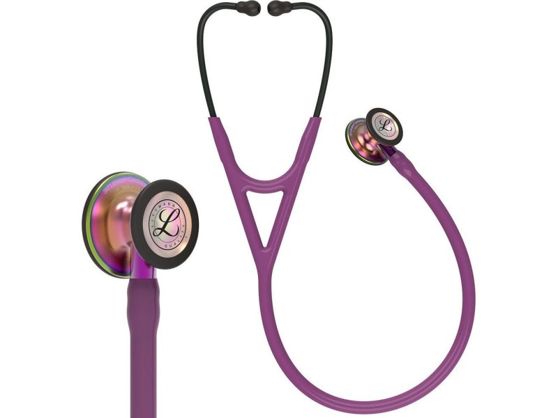 3M™ Littmann® Cardiology IV™ Stethoscope 6205 Plum & Rainbow Finish Violet Stem 3M™ Littmann® Cardiology IV™ Stethoscope 6205 Plum & Rainbow Finish Violet Stem
