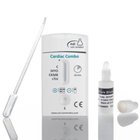 CARDIAC COMBO immediate heart attack troponin test 5 pieces