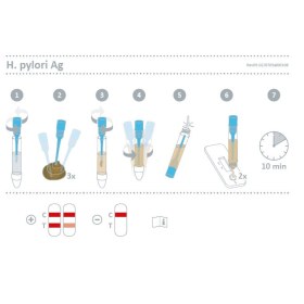Τεστ H.Pylori εξέταση κοπράνων 262002 20 τεμάχια  - Τεστ H.Pylori Εξέταση Κοπράνων 262002 20τεμ