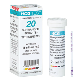CLEARTEST® HCG - Pregnancy 20 test-strip