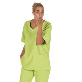 Μπλούζα ιατρική Unisex Nerea λαχανί