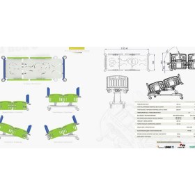 Παιδιατρική νοσοκομειακή κλίνη για μονάδα εντατικής θεραπείας WIGGLE CB04-S