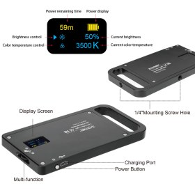 zomei LED Light LED Photo Studio Lighting 3500K-5700K for Photography Vlogging