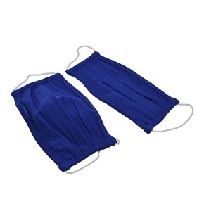Μάσκα παιδική υφασμάτινη πολλαπλών χρήσεων μπλε, 2 τεμάχια  - 