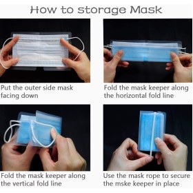 Θήκη μεταφοράς και αποθήκευσης μάσκας MASK HOLDER σετ 10 τεμαχίων 