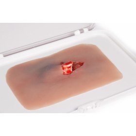 Wound moulage  "OPEN FRACTURE"