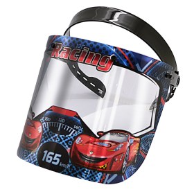 Visor face protection shield for children RACING CARS - 