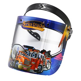 Μάσκα - ασπίδα προστασίας προσώπου παιδική TRUCKS - 