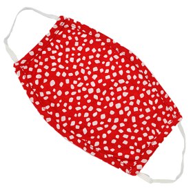 Μάσκα υφασμάτινη πολλαπλών χρήσεων POUA κόκκινη