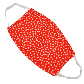 Μάσκα υφασμάτινη πολλαπλών χρήσεων POUA πορτοκαλί