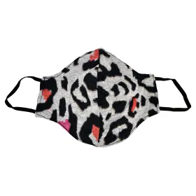Cotton Protection Mask leopard gray