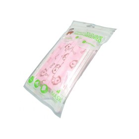 Μάσκες προστασίας παιδικές PINK 6-15 ετών 10 τεμάχια 